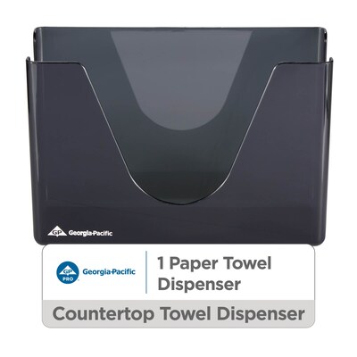 Georgia-Pacific Folded Paper Towel Dispenser, Smoke (56640)