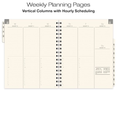 2026-2027 Excello Brands 8.5" x 11" Academic Weekly & Monthly Planner, Paperboard Cover, Pick Your Own Cover (NAY27-8511-F)