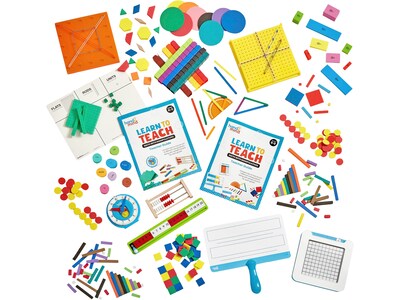 hand2mind Learn to Teach Math with Manipulatives Kit Bundle (94522)