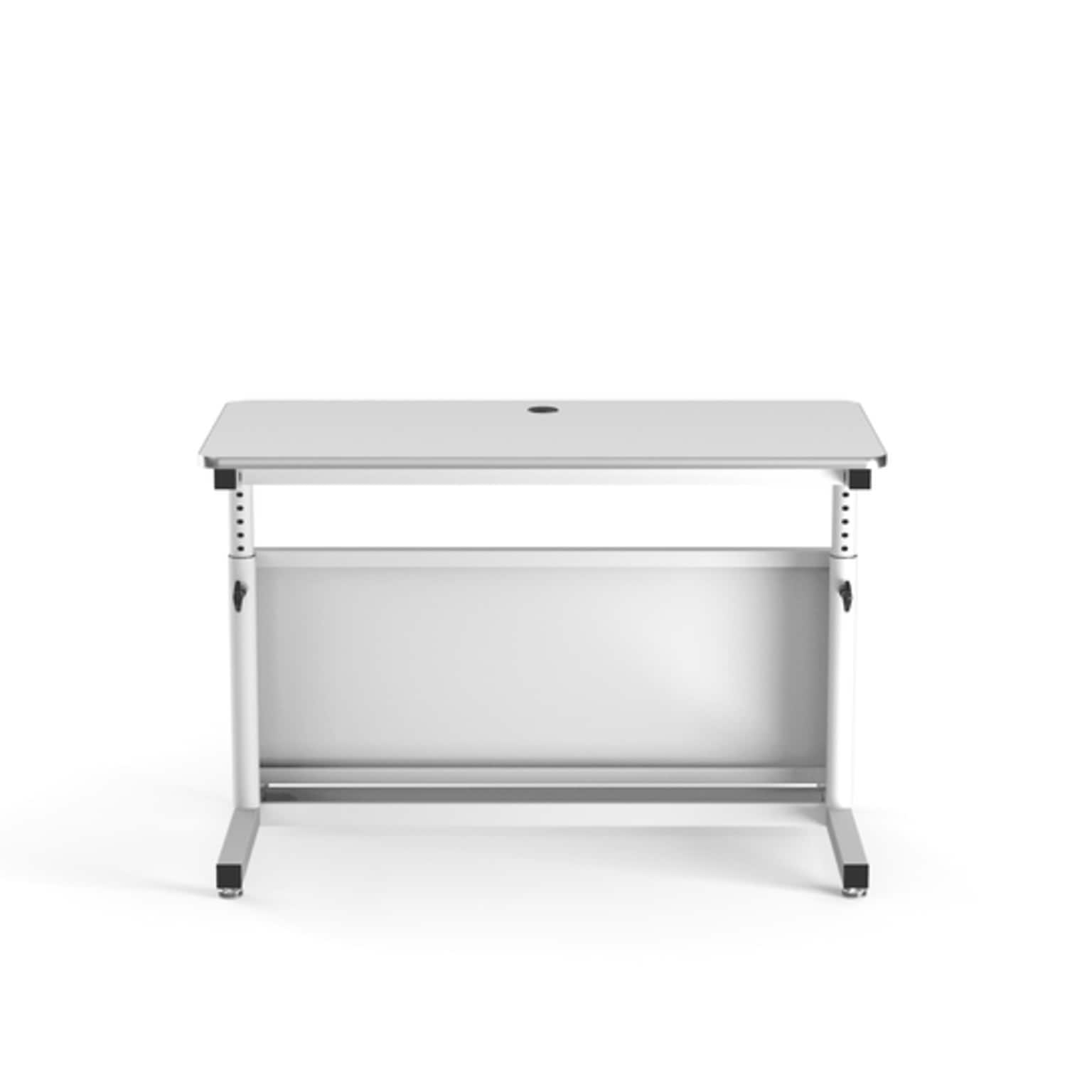 VersaDesk Deluxe 48W Manual Adjustable Standing Computer Table, White (CTL4824-WW)