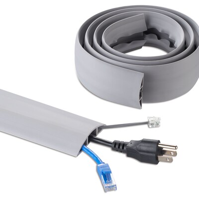 Staples® 6 Cord Cover, Gray (29783)