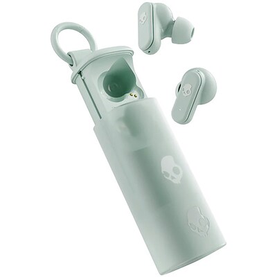 Skullcandy Dime Evo True Wireless Noise-Isolating Earbuds, Bluetooth, Preppy Sage (S2DTW-S795)