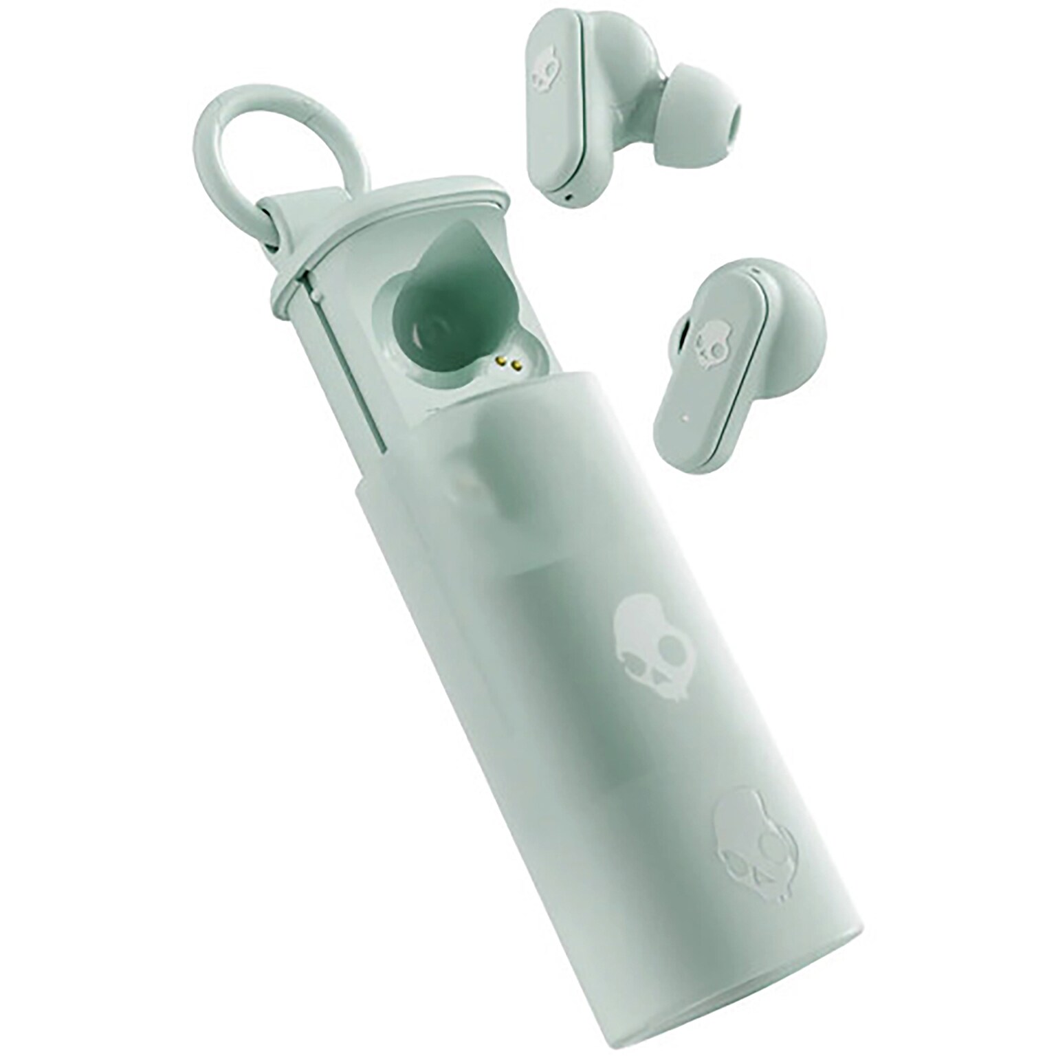 Skullcandy Dime Evo True Wireless Noise-Isolating Earbuds, Bluetooth, Preppy Sage (S2DTW-S795)