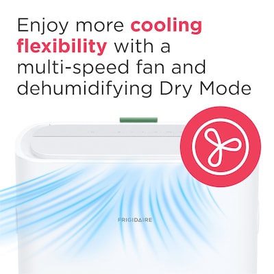 Frigidaire 115-Volt 14000 BTU (10000 BTU DOE) Portable Air Conditioner, WiFi Enabled, White (FHPC142AA1)