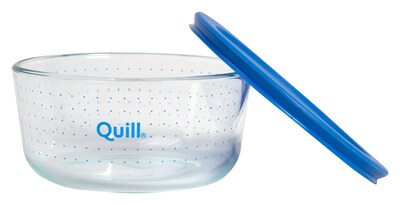 Pyrex 4 cup Bowl and Lid Set with Quill Logo