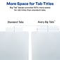 Avery Big Tab Insertable Plastic Dividers with Pocket, 5 Tabs, Multicolor Pastel (07714)