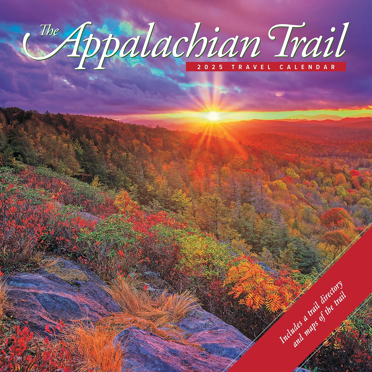 2025 Willow Creek Appalachian Trail 12 x 12 Monthly Wall Calendar (41406)