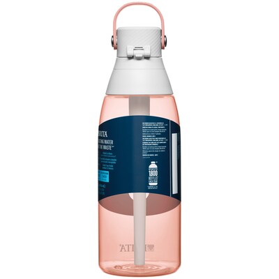 Brita Plastic Filtered Water Bottle, 36 oz., Blush (36525)