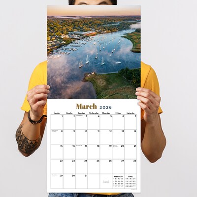 2026 TF Publishing Water's Edge 12" x 12" Monthly Wall Calendar (26-1049)