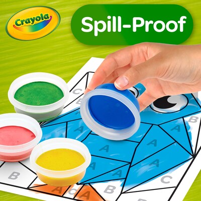 Crayola Spill Proof Washable Paint Kit, Assorted Colors, 53/Set (BIN541076)