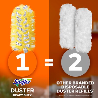 Swiffer Heavy Duty Duster Blend Refills, Yellow, 11 Dusters/Box (99035)