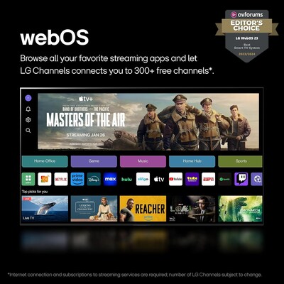 LG 55" QNED LED 4K TV with WebOS 24 (55QNED85TUA)