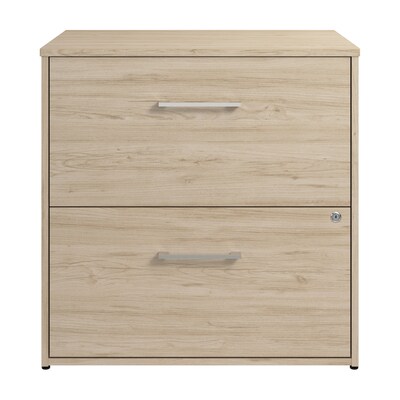 Bush Business Furniture Hustle 2 Drawer Lateral File Cabinet, Natural Elm (HUF130NE)