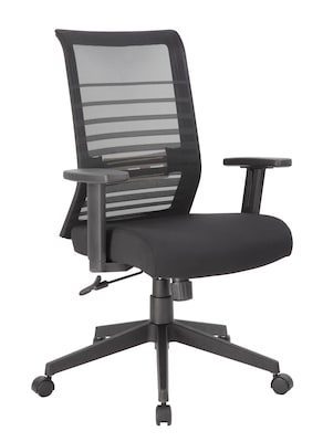 Boss Office Products Ergonomic Mesh Swivel Task Chair, Black (B6566-BK)