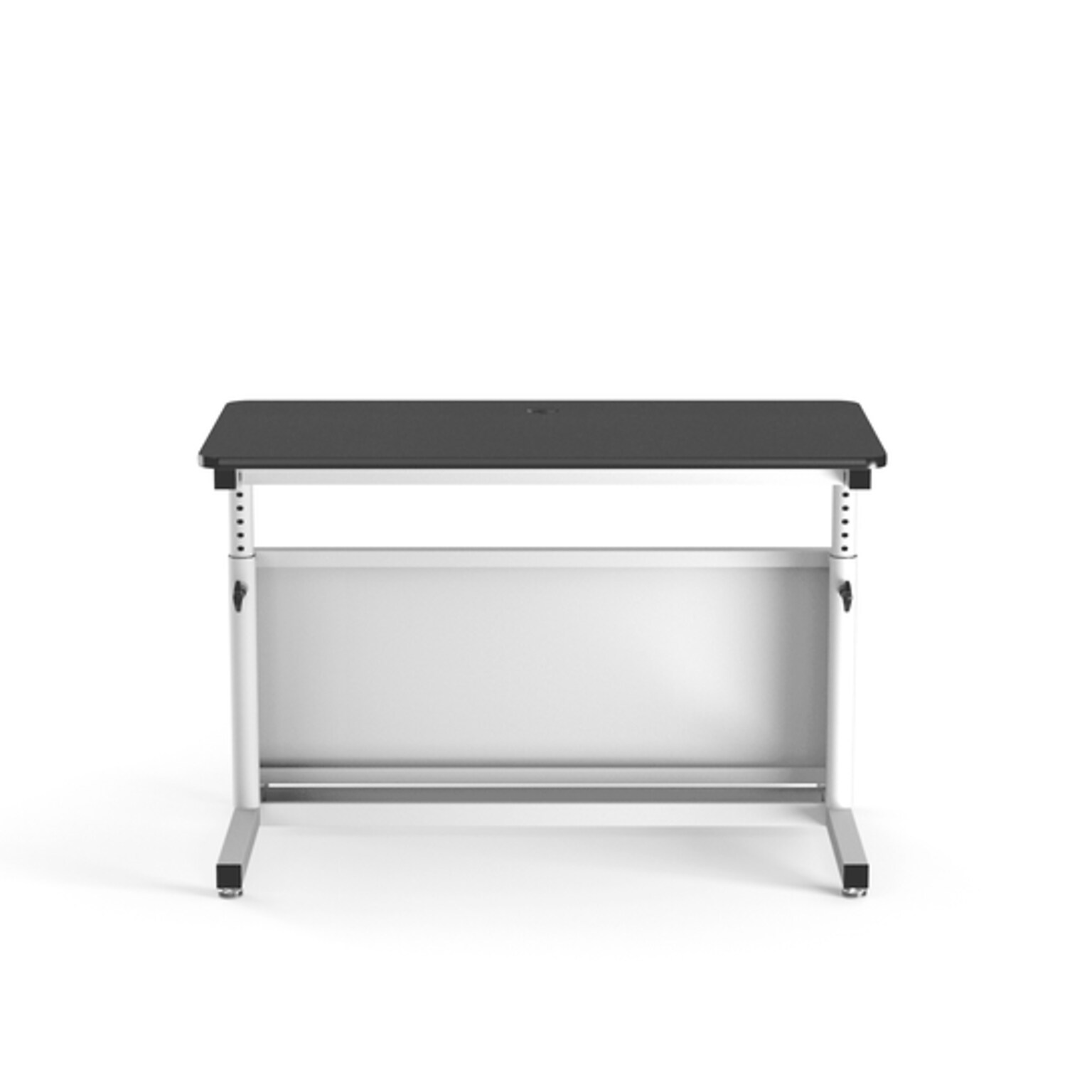 VersaDesk Deluxe 48W Manual Adjustable Standing Computer Table, Black/White (CTL4824-WB)