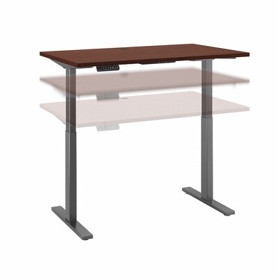 Bush Business Furniture Move 60 Series 27''-47'' Adjustable Standing Desk, Harvest Cherry (M6S4830CSBK)