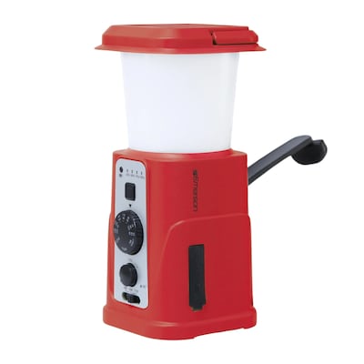 EMERSON ER-7054 Emergency Solar Radio Lantern, AM/FM/NOAA Weather Band, Waterproof, Red (ER-7054-RD)
