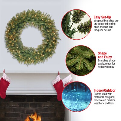 National Tree Company Norwood Fir Wreaths (NF-318L-48W)