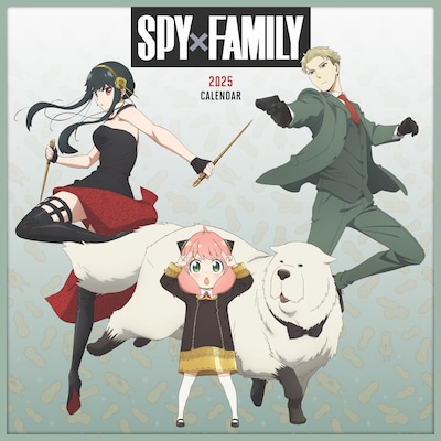 2025 BrownTrout Spy X Family OFFICIAL 12 x 24 Monthly Square Wall Calendar, (9781645916925)