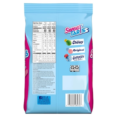 Sweetarts Treat Size Ropes Chewy Candy, Assorted Flavors, 15 oz. (08072)