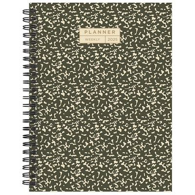2025 TF Publishing 6.5 x 8  Classic Composition Medium Weekly Monthly Planner (25-9202)