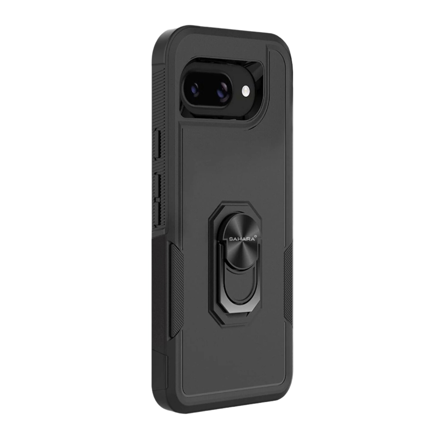 SaharaCase Raider Series Phone Case for Google Pixel 9a, Shock Absorbing, Scorpion Black (CP00793)
