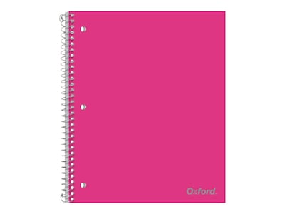 Oxford® Wirebound Notebooks, 9 x 11, 5 Subject, College Ruled, 200  Sheets, Assorted Colors, Pack Of 2