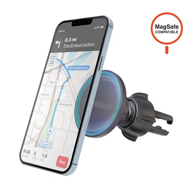 HyperGear Mag Grip MagSafe-Compatible Vent Mount, Black (15982)