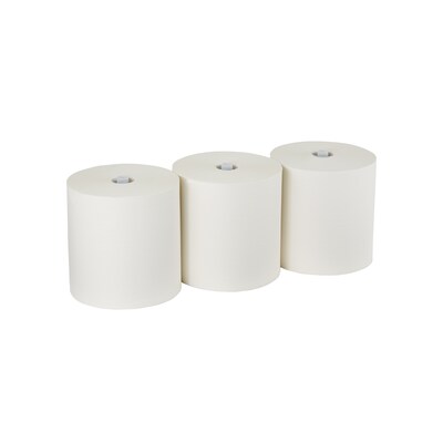 Pacific Blue Ultra 8" High-Capacity Hardwound Paper Towels, 1-Ply, 3 Rolls/Carton (26491)