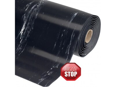 NoTrax Marble Sof-Tyle Anti-Fatigue Mat, 36" x 24", Black (470S2436BL)