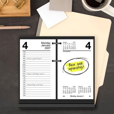 2027 AT-A-GLANCE 6 x 3.5 Daily Calendar Refill Pages, White (E717-50-27)