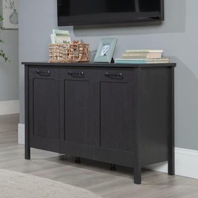 Sauder Select 30H Storage Cabinet with 4 Shelves, Raven Oak (433978)