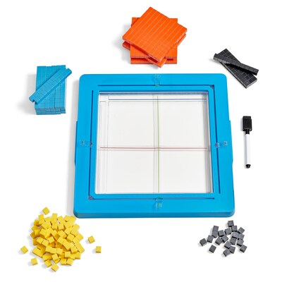 hand2mind Area Model Tray with Base Ten Blocks (96980)