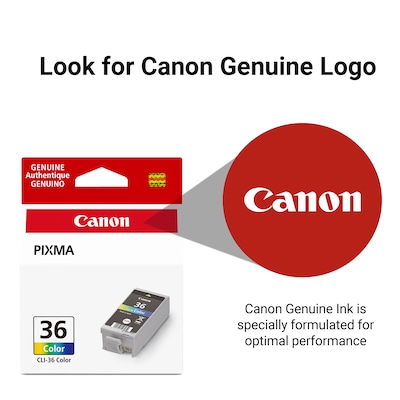Canon 36 Tri-Color Standard Yield Ink Cartridge (1511B002)