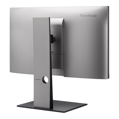 ViewSonic ColorPro 24" 4K UHD 60Hz LCD Monitor, Mac-Compatible, Adjustable, Black/Silver (VP2488-4K)
