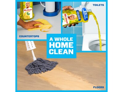 Mr. Clean Antibacterial Multi-Surface Cleaner, Lemon Scent, 99 Fl. Oz. (18551)