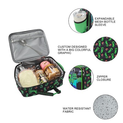 Bioworld Kids Minecraft Insulated Lunch Bag (LXY8J02MNCSB00)