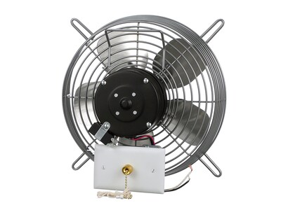 TPI Corporation CE-D 10 Wall Fan, 3-Speed, Galvanized Gray (08689502)