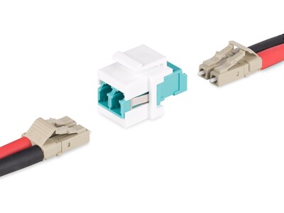 StarTech LC to LC Coupler, Female to Female, White (DMFKSLCLCCOUPLER)