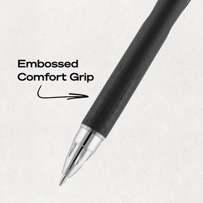 uni Jetstream RT Retractable Ballpoint Pen, Medium Point, 1.0mm, Blue Ink, Dozen (73833)