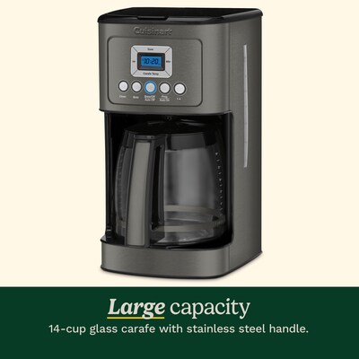 Cuisinart 14-Cups Automatic Coffee Maker, Black (DCC3200BKSNAS)