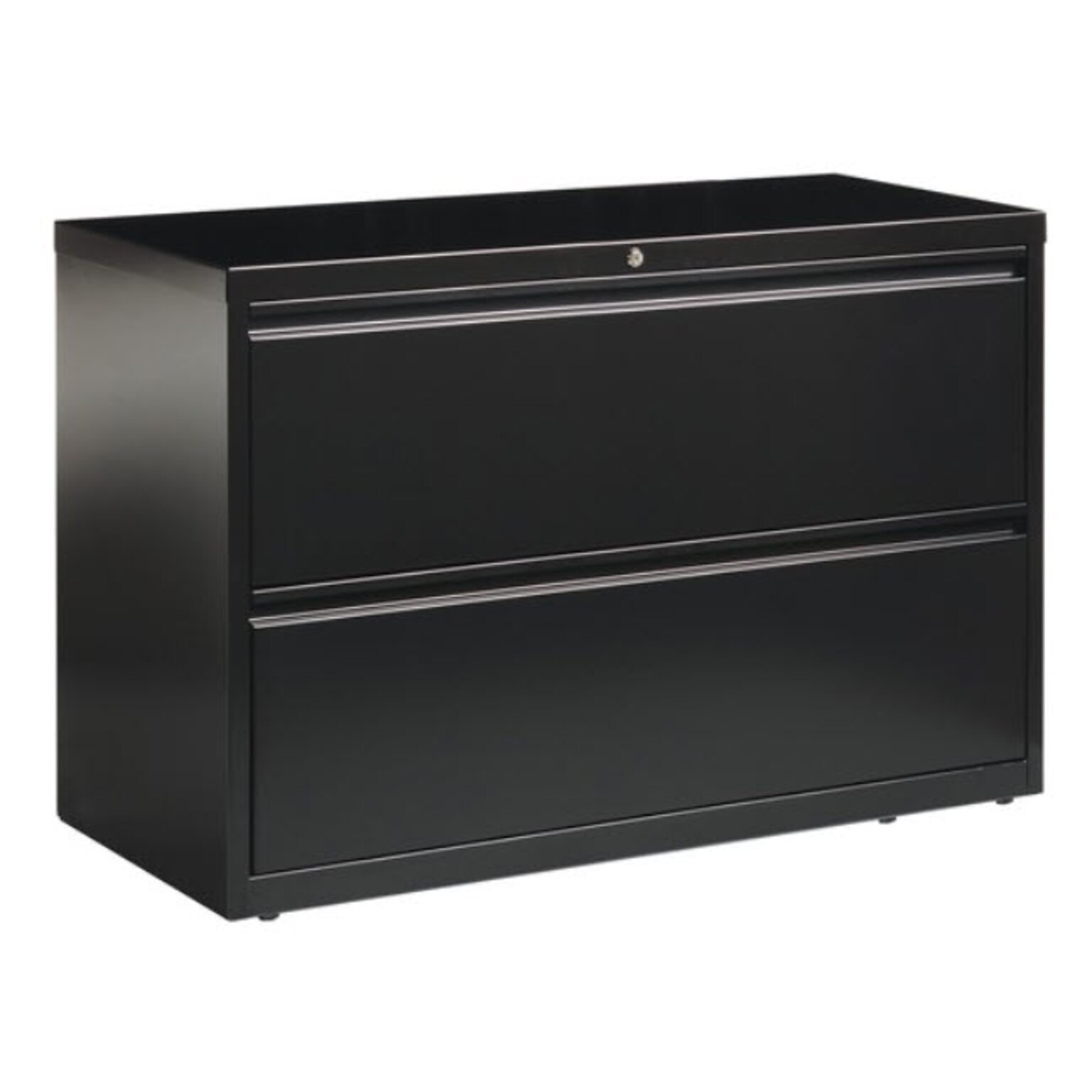 Lorell Lateral Files, Black, 2 x File Drawer(s)