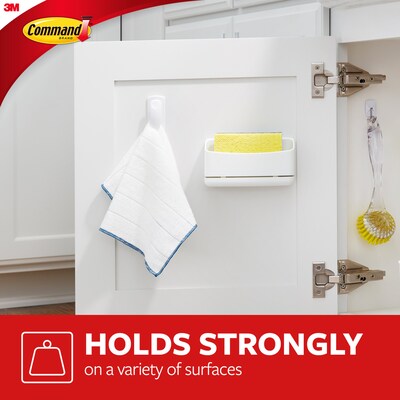Command Jumbo Spring Clip, White (17005-ES)