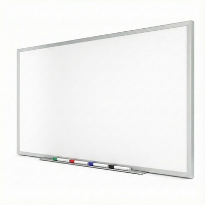 TRU RED™ Magnetic Steel Dry Erase Board, Satin Frame, 6 x 4 (TR61177)