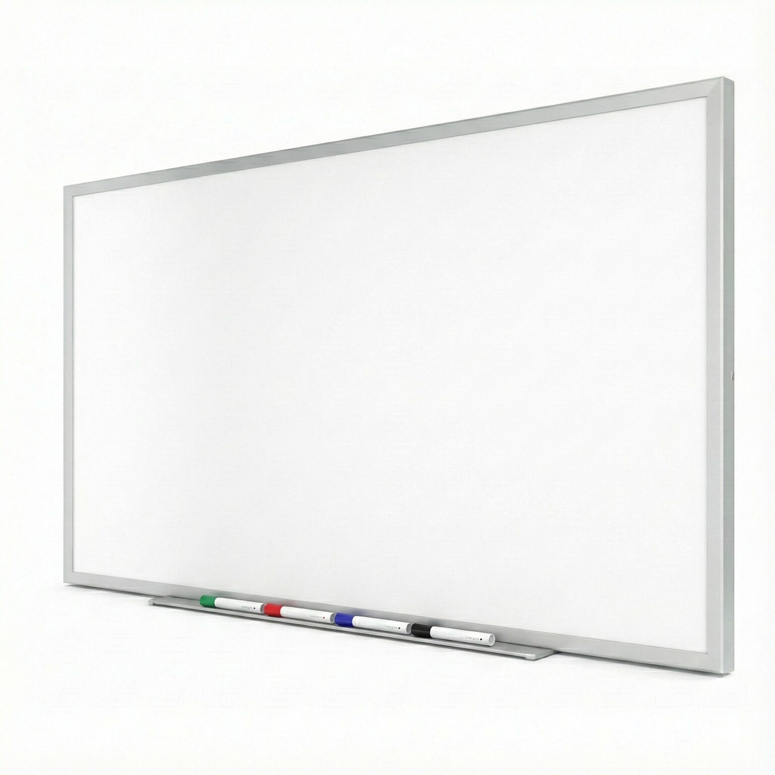 TRU RED™ Magnetic Steel Dry Erase Board, Satin Frame, 6 x 4 (TR61177)