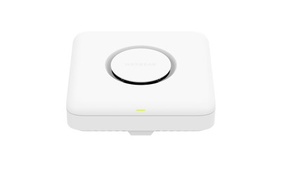 Netgear WiFi 7 Series 1-Port 18400Mbps Tri-Band PoE Access Point, White (WBE750-100NAS)