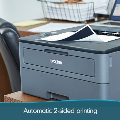 Brother HL-L2370DW Compact Monochrome Laser Printer with Wireless & Ethernet and Duplex Printing, Refresh Subscription Eligible