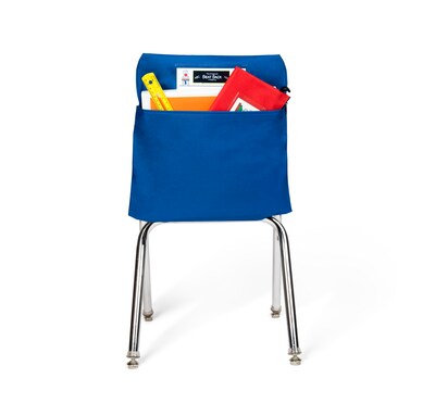 Seat Sack Seat Storage, 16" x 12" x 4", Blue, 10/Pack (00112BUNDLE)