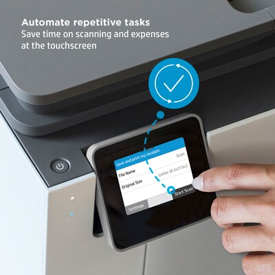 HP OfficeJet Pro 9025e Wireless Color All-in-One Printer Includes 6 months of FREE Ink with HP+ (1G5M0A)