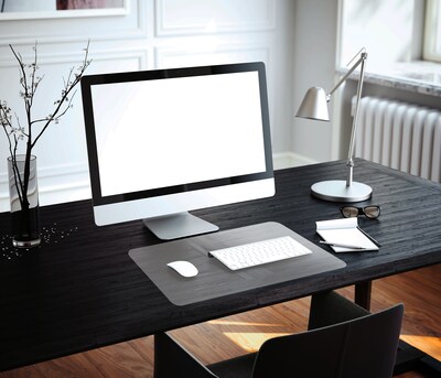 Floortex Desktex Anti-Static Vinyl Desk Pad, 36" x 20", Clear (NCDMFLSS0006)